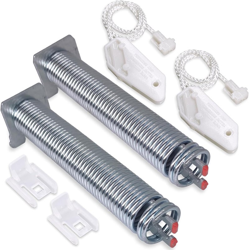 eHuangTools UPGRADED 12004119 Dishwasher Door Spring & Cable Set - Dishwasher Door Hinge Replacement 00754866, AP5953108, PS10061222, PD00041424 - Image 1